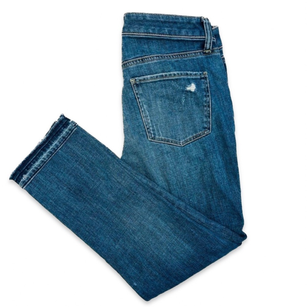 Talbots Slim Ankle Slightly Distressed Jeans
